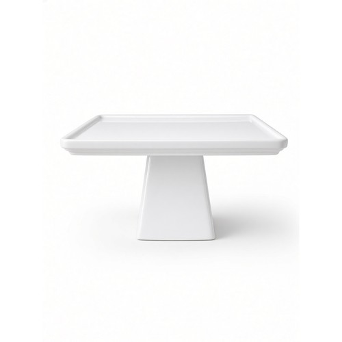 Solus white ceramic square - white,