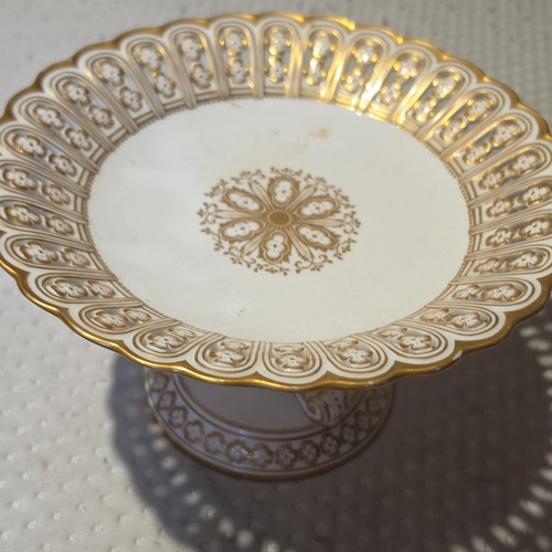 White gold floral porcelain - gold,