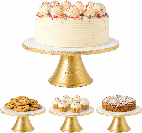 Marble pedestal cake stand - marble,