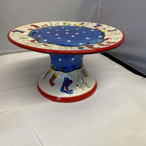 Christmas cake stand - cake, 8"