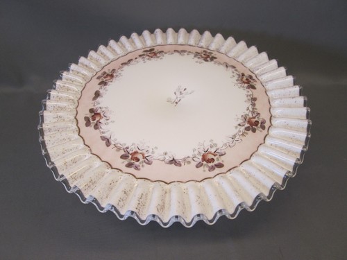 Fenton cake plate pedestal - fenton,