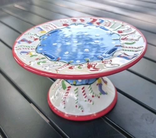 Small cake stand christmas - stand, 8"