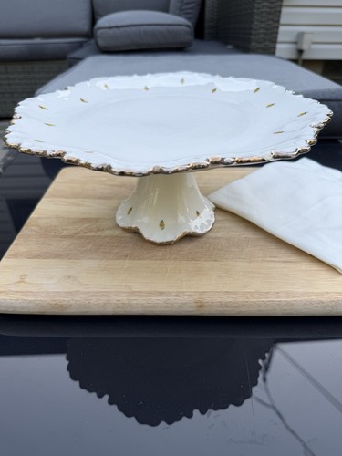 Vintage pedestal cake stand - vintage,