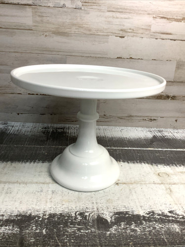 Mosser white milk glass - 10",