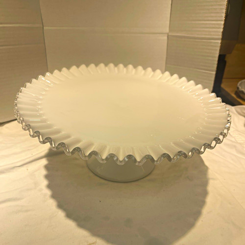 Vintage fenton silver crest - silver,
