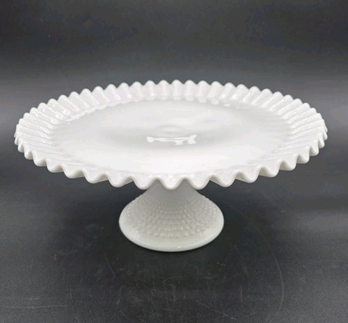 Vtg fenton milk glass hobnail - vtg,