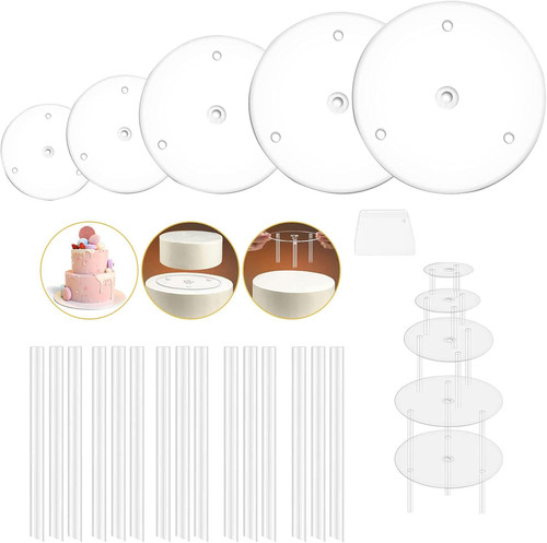 5pcs cake support set with - support, 15
