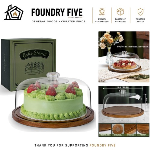 Elegant acacia wood cake - acacia,