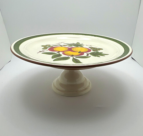 Round ceramic pedestal - round, cake