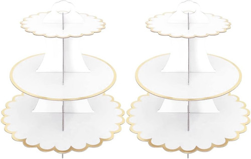 Pack cardboard cake stand - cake, 3